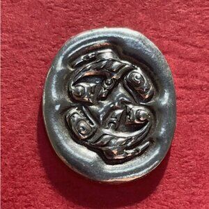 Pocket Spirit Coin Token Dedication Whales By Eric Parnell Haida Lead-free pewte